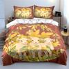 Pastoral Sheep Art Set Soft Comfortable Duvet Cover Bedding Set Included 1*Duvet Cover & 2*Pillowcases, Gift