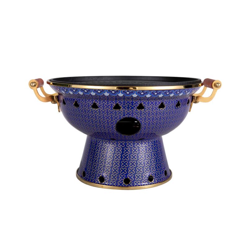 

ZISIZ Enamel Individual Hot Pot & BBQ Grill