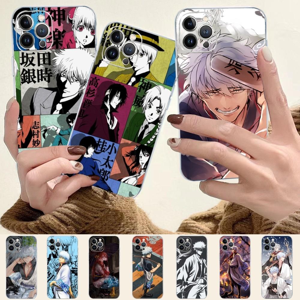 GINTAMA Phone Case For iPhone 14 11 12 13 Mini Pro XS Max Cover 6 7 8 Plus X XR SE 2020 Funda Shell