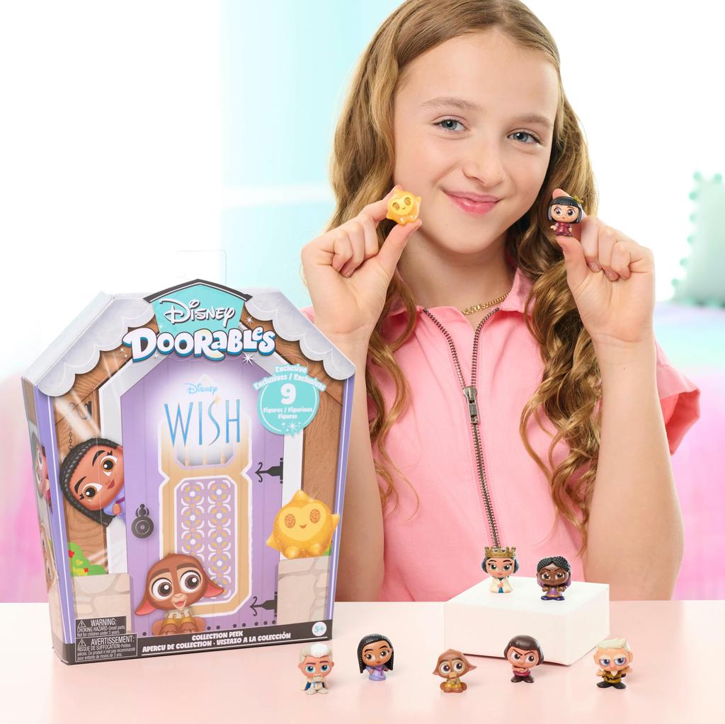 Disney Doorables Wish Collector Blind Bag Figures for Toy for Kids Ages 5 and Up Just Play Peak, Collection,