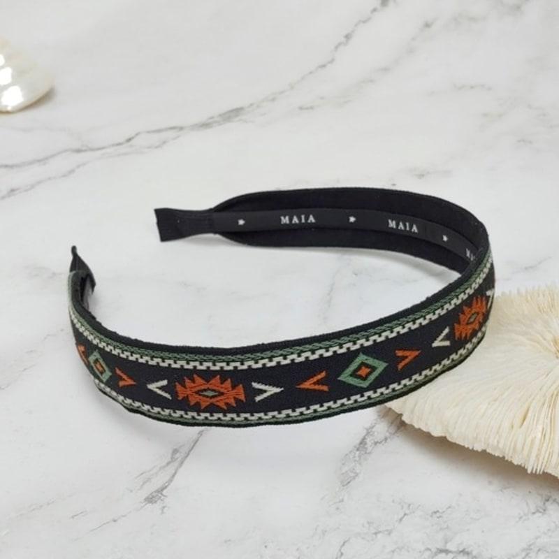 MAIA Inca Stirnband - Schwarz