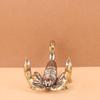 Antique Brass Scorpion Pen Holder - Aged Solid Copper Ornament for Office Study Decor.