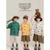 YouYou Boys' Vacation Style Digital Print Shirt