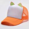 Children's Yellow Cotton Fisherman Hat with Logo for Primary Students, Kindergarten and Spring Outings
