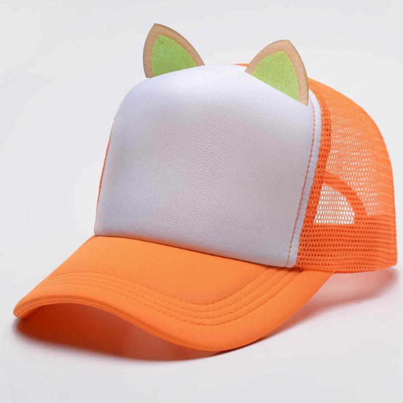 Children's Yellow Cotton Fisherman Hat with Logo for Primary Students, Kindergarten and Spring Outings