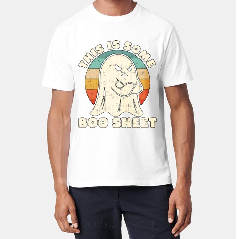 Atmungsaktives T-Shirt Reisen Für ihn Rundhals-T-Shirt Große Größe Das Ist Ein Geister-Design Retro Herren-T-Shirt Wesentliches T-Shirt