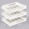 SIMAA Morandi Three-Tier Desk File Organizer