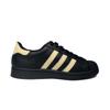 Adidas Originals SUPERSTAR Golden Star Rhythm Low top Skateboard Shoes Unisex Black Yellow EG4959(Team551-)