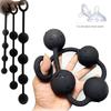 Extra Long Large Bead Butt Plug for Men and Women - Anal Masturbator Adult Toy