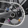 5pcs Double Single Bicycle Chainring Bolts Aluminum Alloy 6.5mm 8.5mm Chainwheel Screw Road MTB Bike Crank Bolts Crankset Nut