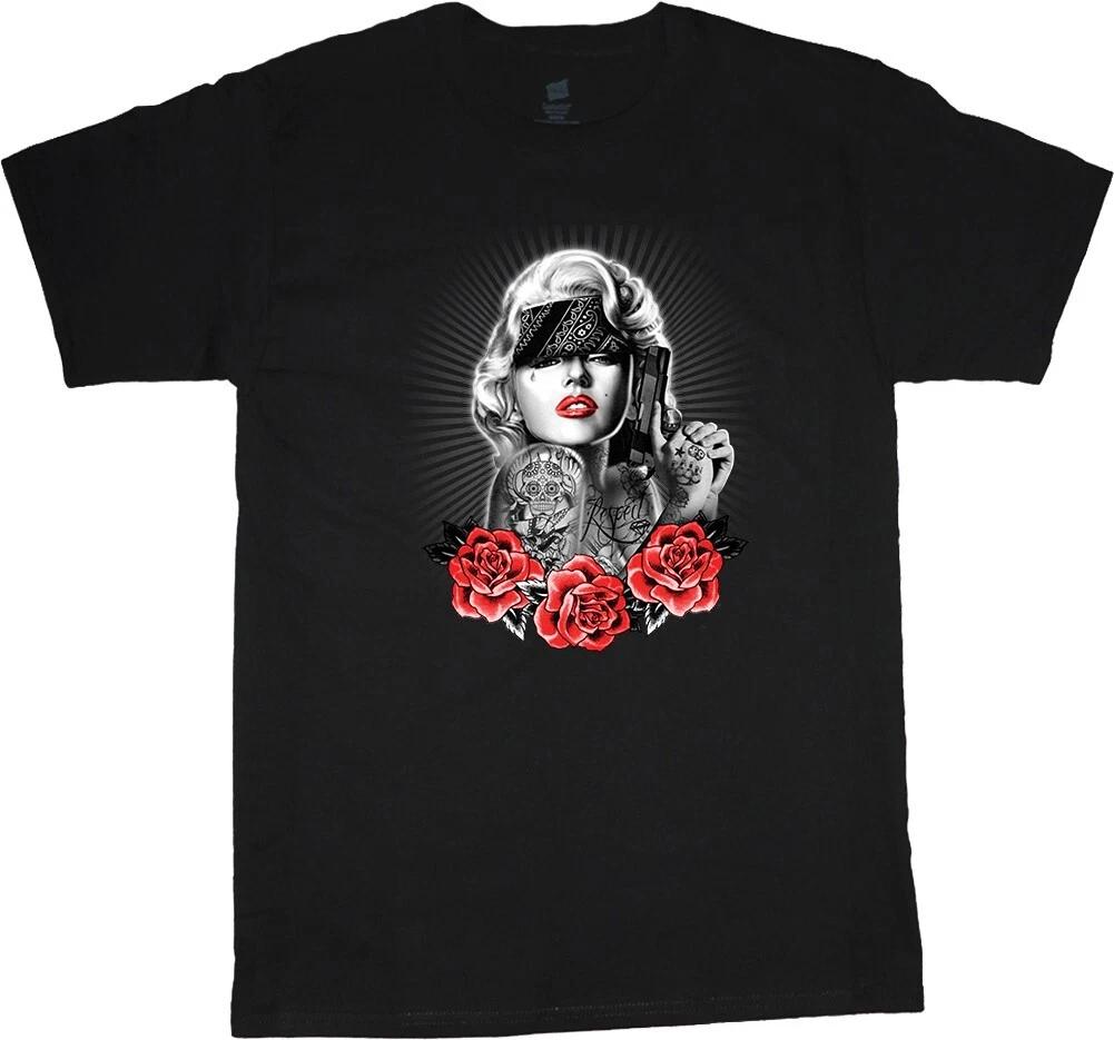 Marilyn Monroe T-shirt Mens Graphic Tees Clothing Apparel Marylin Monroe Bandana M