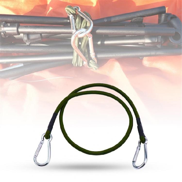 5Pcs Bungee Cords with Carabiner Clip Bungee Rope Elastics Rope Cord Multipurpose Bungee Strap for Car Bicycles Securing
