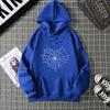2025Winter Women's Hoodie Solid Color Print Unisex Style Double Pockets Sweatshirts Outerwear Plus-Size Women's Clothing CYXX275