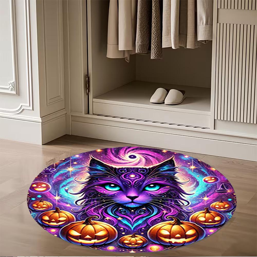 1pc Home Carpet Colorful Floral Design Rug Non Slip Office Decor Gift Living Room Bedroom