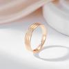 Kinel Glossy Vintage Men's Ring Cubic Zirconia Setting Fashion Jewelry