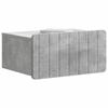 Wall Mounted Nightstand Concrete Grey 49 x 34.5 x 24 cm