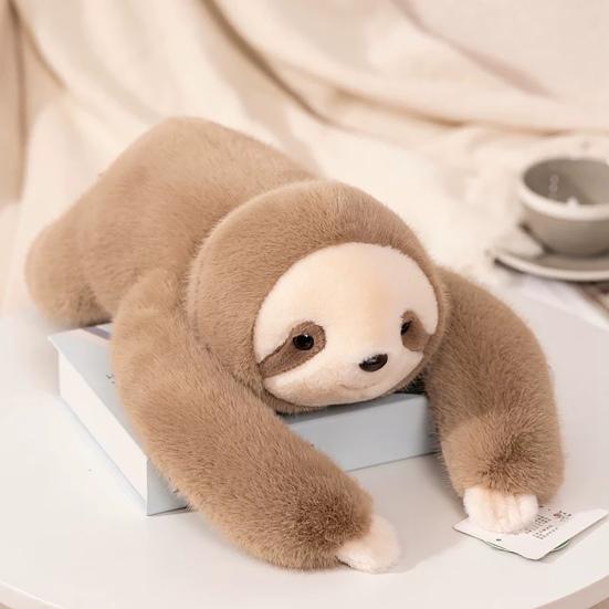 Plush Animal Pillow 30/45/65cm Anxiety Relief Stuffed Toy Soft Floppy Panda Sloth Koala Dinosaur Cuddle Toy for Kids Adults