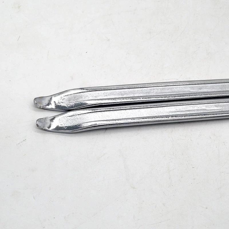 

2pcs30cm tire crowbar motorcycle bicycle tire to remove chrome vanadium steel surface polishing and chrome crowbar серебряный