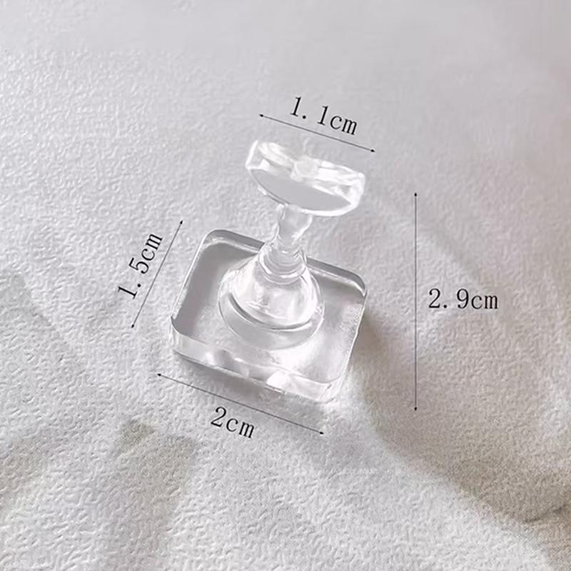 

Nail Stand Non-Magnetic False Nail Tips Holder For Cat Eye Gel Press On Nails Display Rack Acrylic Nail Painting 1/5/10 Grids 1