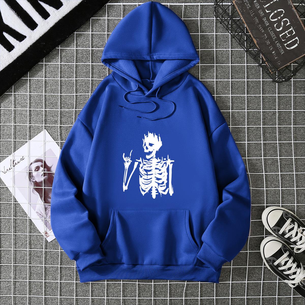 

New 2025 Fall and Winter Fleece Jacket Loose Halloween Sweater 5xl