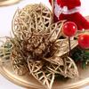 Desktop Table Decoration Metal Santa Claus Snowflake Star Candlestick Stand Candle Holder Candle Pillar Christmas Ornament