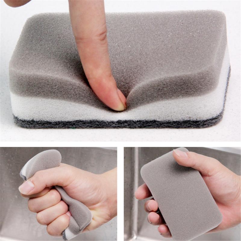 Thickened Absorbent Block Double-sided Easy To Clean Durable Water Absorption Can Be Reused Double-sided Sponge Practical Trend