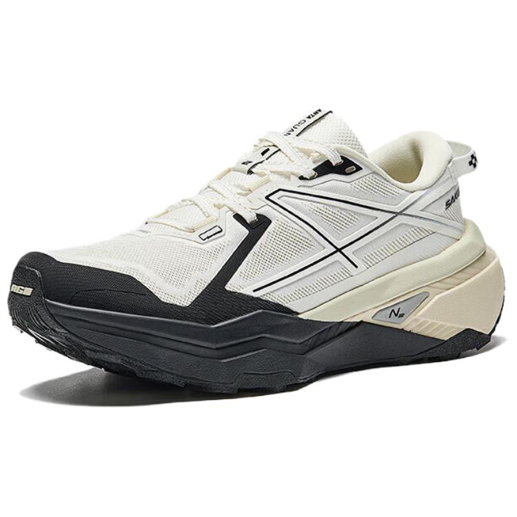Anta Falcon 2 Comfortable Versatile Non-Slip Shock Absorption Low-Top Trail Running Shoes Women sneaker White Black 122515502A-8
