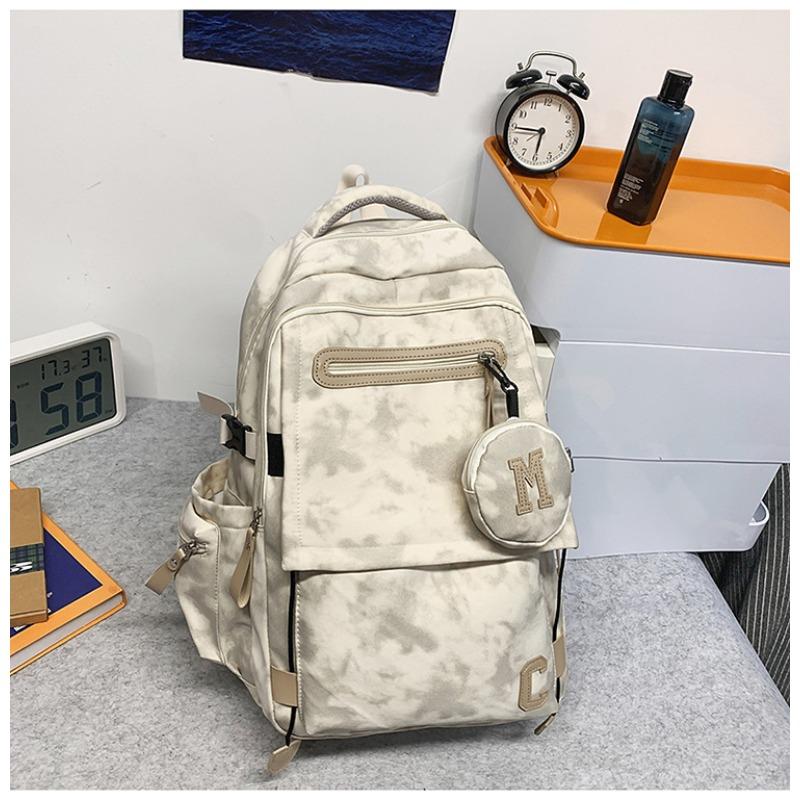 Ridge Protection, Lightweight Schoolbag for Boys, Junior High School Students, High School Students, New Large-capacity Simple Backpack for Women