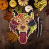 Halloween Charcuterie Board Wooden Serving Tray with Spooky Theme Cheese Appetizer Platter for Parties Unique Gift for Food Lovers