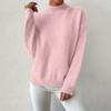 Women's Casual Round Neck Colorblock Pullover Sweater Loose Casual Long Sleeve Contrast Color Top