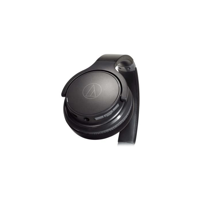 Casque Audio Bluetooth Audio-Technica ATH-S220BT Noir - Sur-oreille - Longue Autonomie