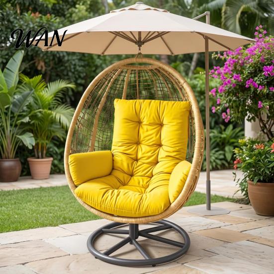 Wetterbeständiges Sitzpolster Eierstuhl Kissen Wasserdichte Hängematte Outdoor Indoor Hängend Ersatz für Garten Terrasse Schaukel