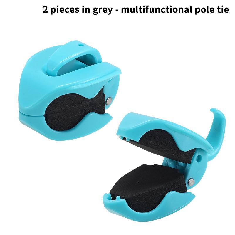 Neu 2-8 Stück Tragbarer Angelrutenhalter Angelruten-Fixierer Wandmontierte Angelruten-Gurte Klemme Multifunktionale Rutenhalter-Werkzeuge