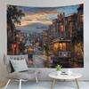 Painting Tapestry Rural Landscape Tapestry Trees Flowers Tapestry Creativity Art Tapestries Home Living Room Bedroom Dorm Decor