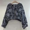 Retro European Patchwork Jacquard Embroidery Short Jacket for Women – Spring 2026 Petite Fashion