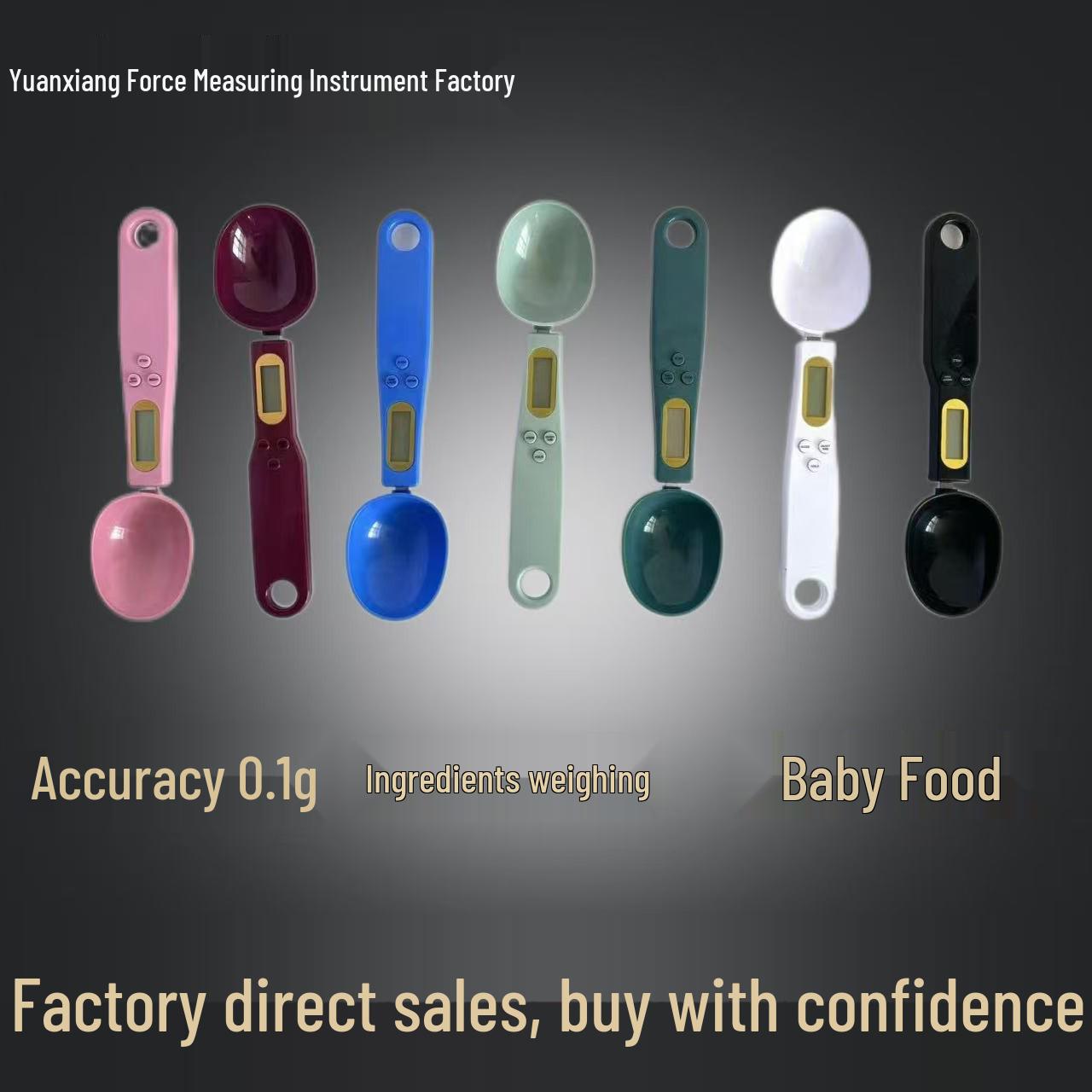 

Мини электронные кухонные весы-ложка высокой точности для выпечки и измерения кофе Black