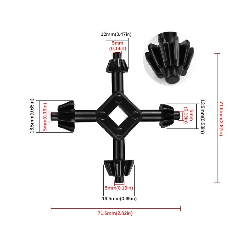 Multi-function Tool Drill Chuck Key 4 In 1 Wrench Ratchet Socket