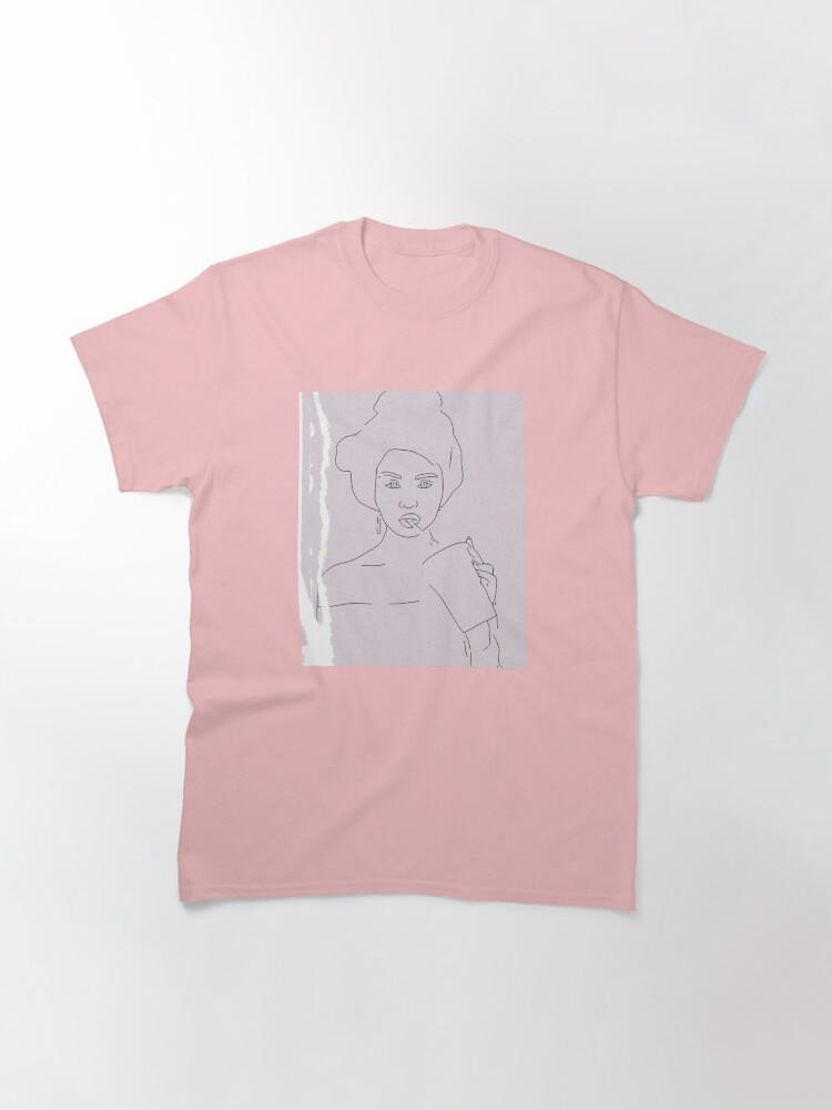 Selena Gomez Coffee Drawing Classic T-Shirt