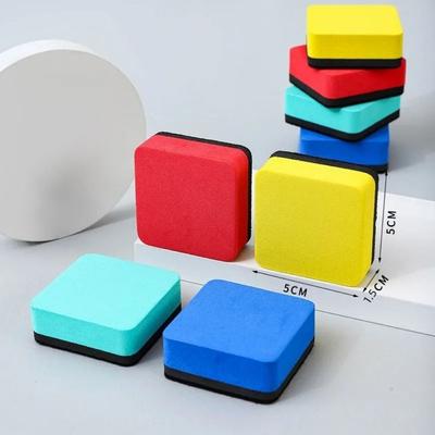 Borracha de Quadro Branco Multicor Limpador de Marcador Quadrado Quadro Branco Portátil para Apagar a Seco Escola Escritório