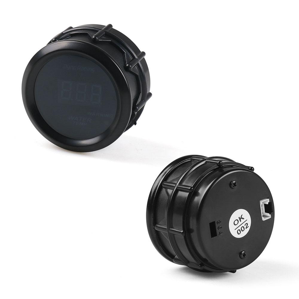 Dynoracing 2inch 52mm Digital Water Temp gauge Black 40-150 Celsius Water Temp Meter With Sensor Car Meter