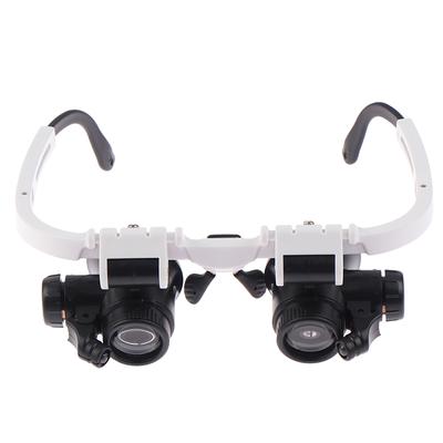 Stylish And Durable Headband Glasses With Led Lights 8X 15X 23X Watchmaker Jeweler Magnifier