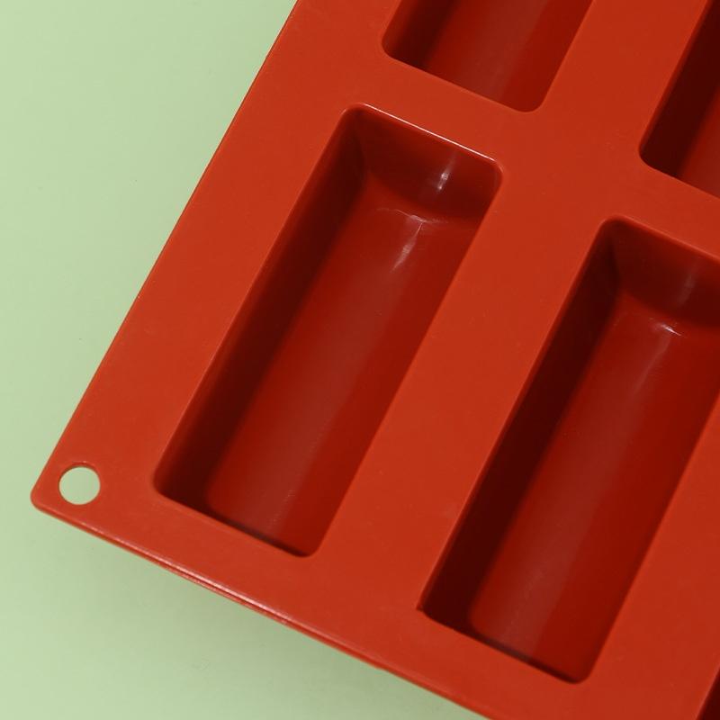 Stampi Cilindrici in Silicone - Stampo a Tronco da 9 Cavità Teglia per Rotolo di Torta Stampo per Cioccolato, Stampo per Torta in Silicone Antiaderente per Cottura Fai da Te Semi-Cilindrici