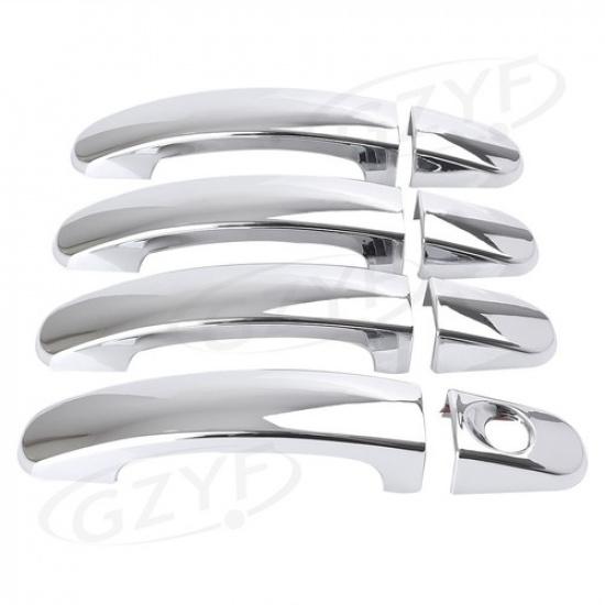Chrome Car Door Handle Cover Trim Molding Fit Ford Escape Kuga 2013-2017 2016