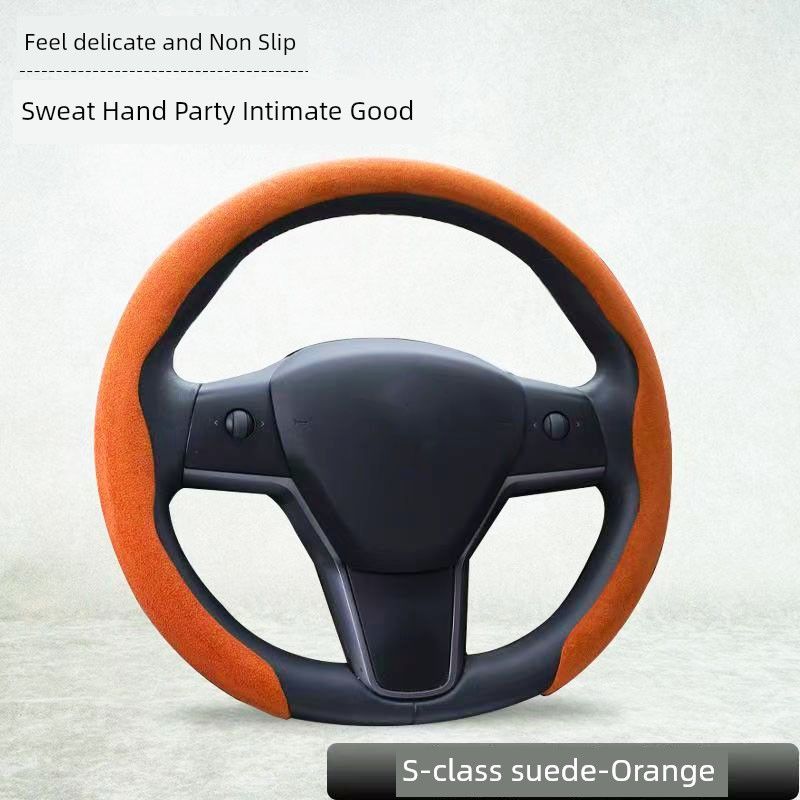 Ultra-Thin, Suitable for All Seasons, Sweat-Absorbent, Non-Slip Handlebar Cover, Clip-On Half-Pack Protective Cover, Suitable for Buick and Honda