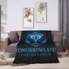 Tomorrowlands Music Festival  Blanket Quality Super Warm  Bedding Throws Winter Decorative Living Room Pattern Bedspread