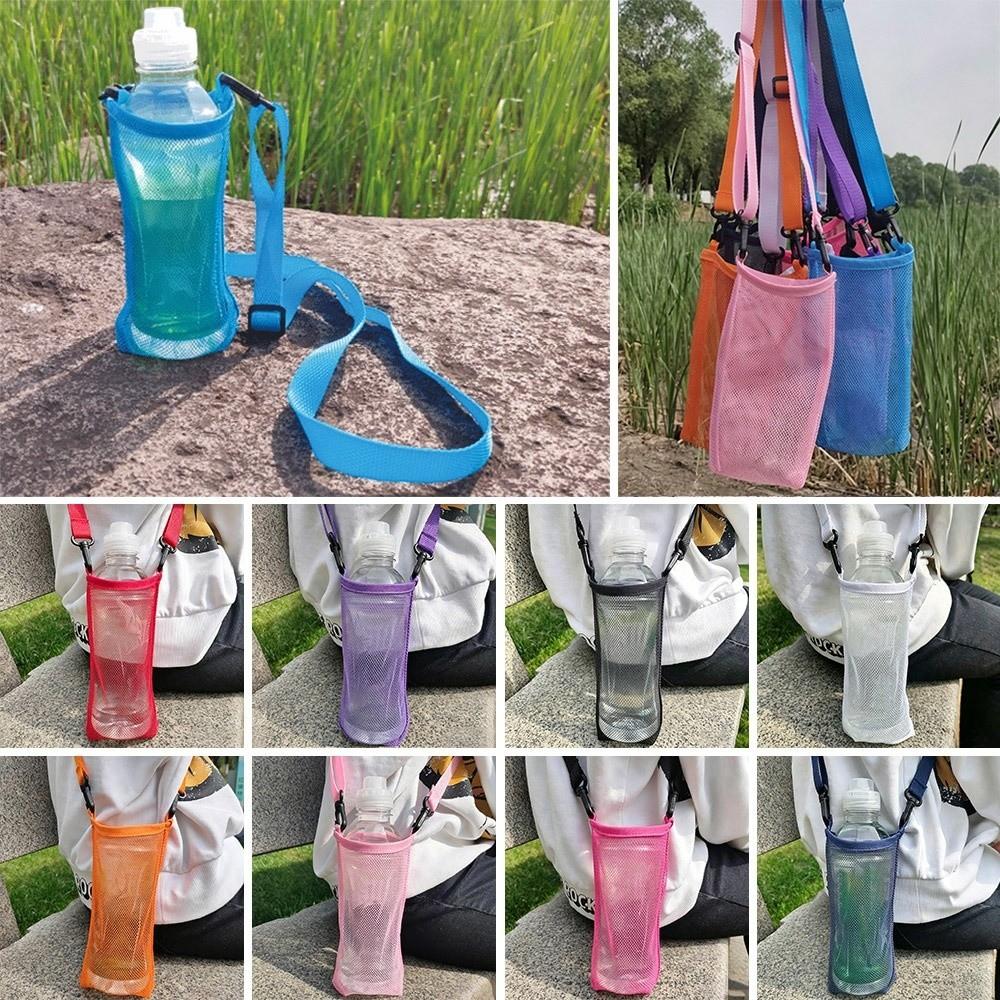 With Strap Single Shoulder Water Cup Bag Unisex Sport Water Bottle Cover Water Cup Hanging Bag
