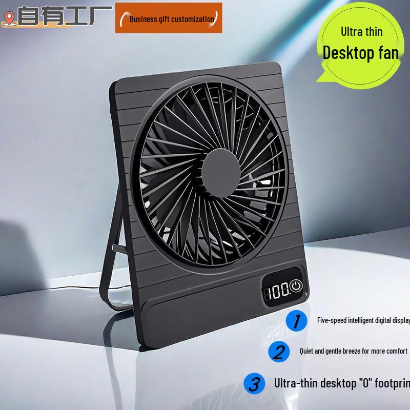 Portable Silent Rechargeable Mini Desk Fan for Dorms and Offices USB (without battery)
