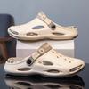 Summer hole shoes men's trend hollow bag head non-slip soft-soled sandals wear thick-soled beach men's slippers