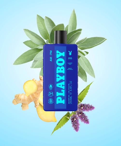 Playboy Perfume Ampm Shower Gel 250ml FREE