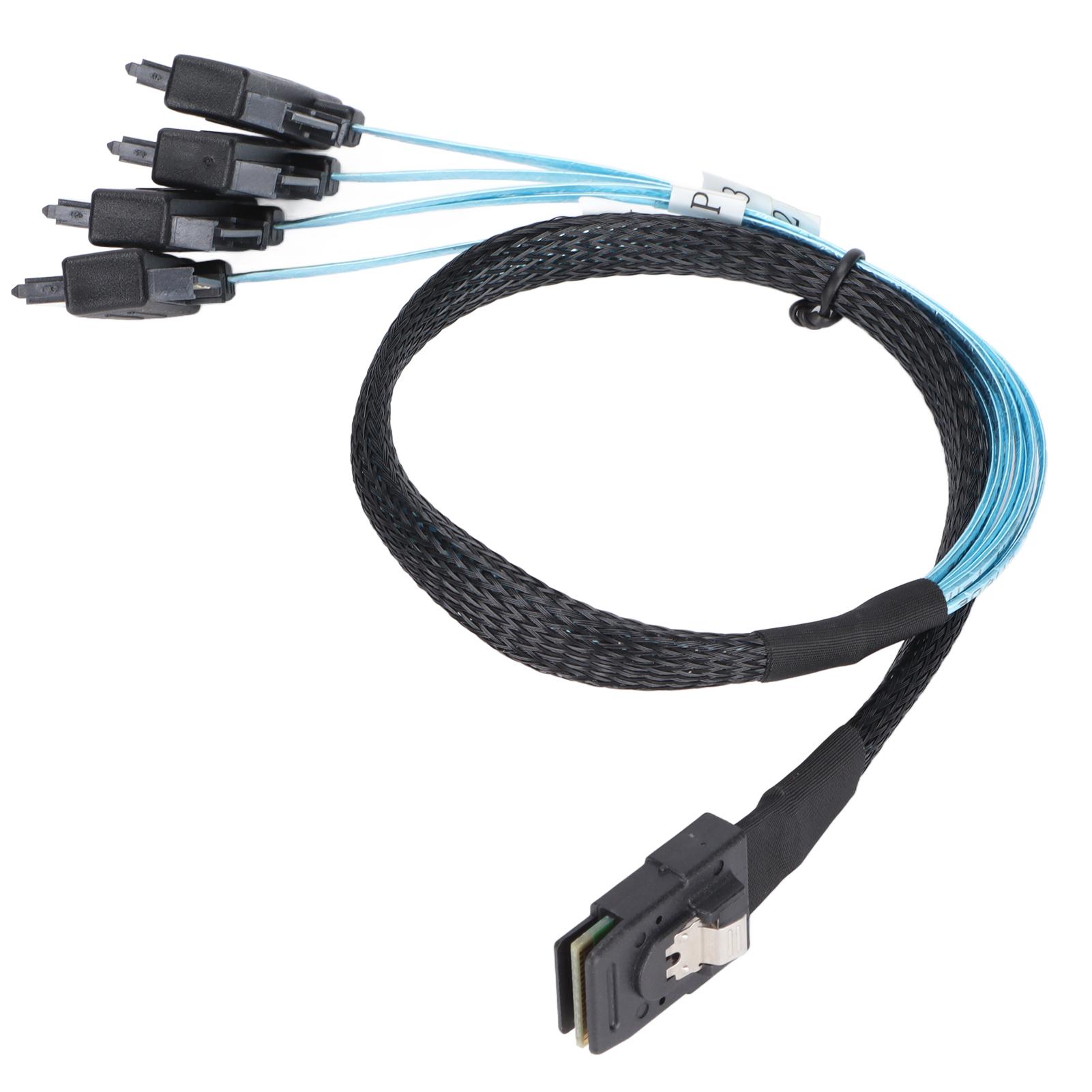 

MINI SAS Cable Compact Portable SFF 8087 to 8482 SATA Adapter for ServeRAID MR10i